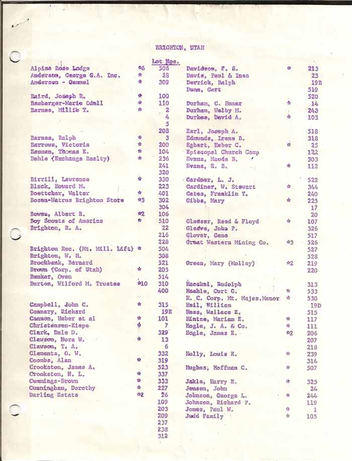 Silver Lake Water Company History pg8