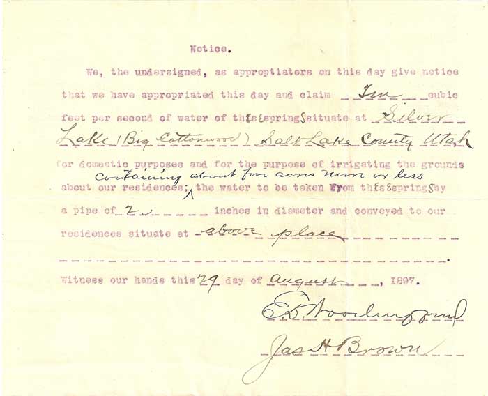 Notice of Appropriation pg1