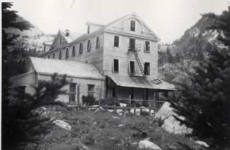 Hotel before demolition