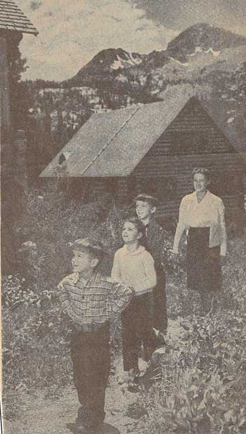 Terry Heidi David and Brownie 1946