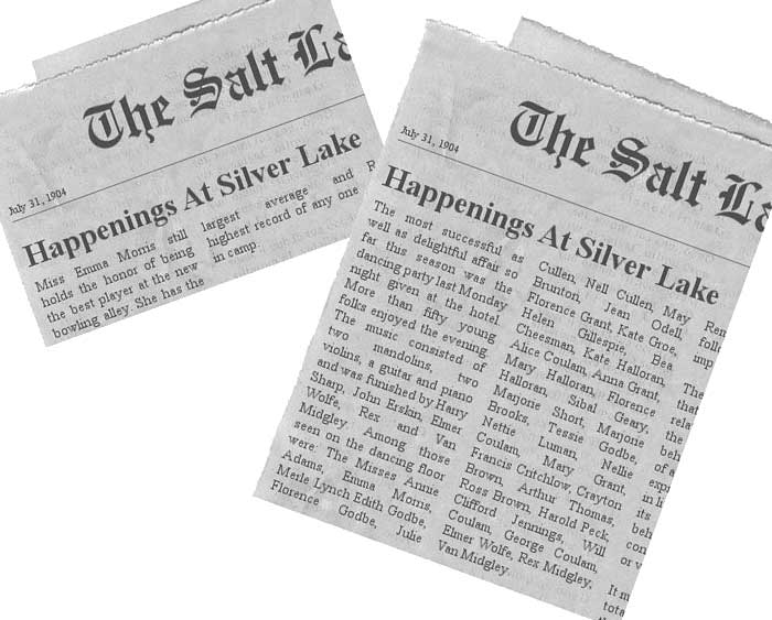 Happenings at Silver Lake