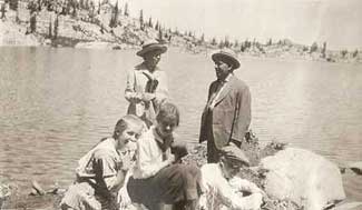 Brown Family at Twin Lakes Brown Family at Twin Lakes